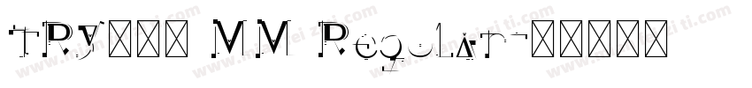 TRYかるた MM Regular字体转换